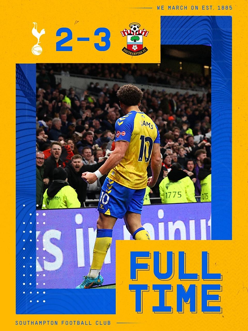 南安普顿客场负于热刺，遭遇两连败的简单介绍