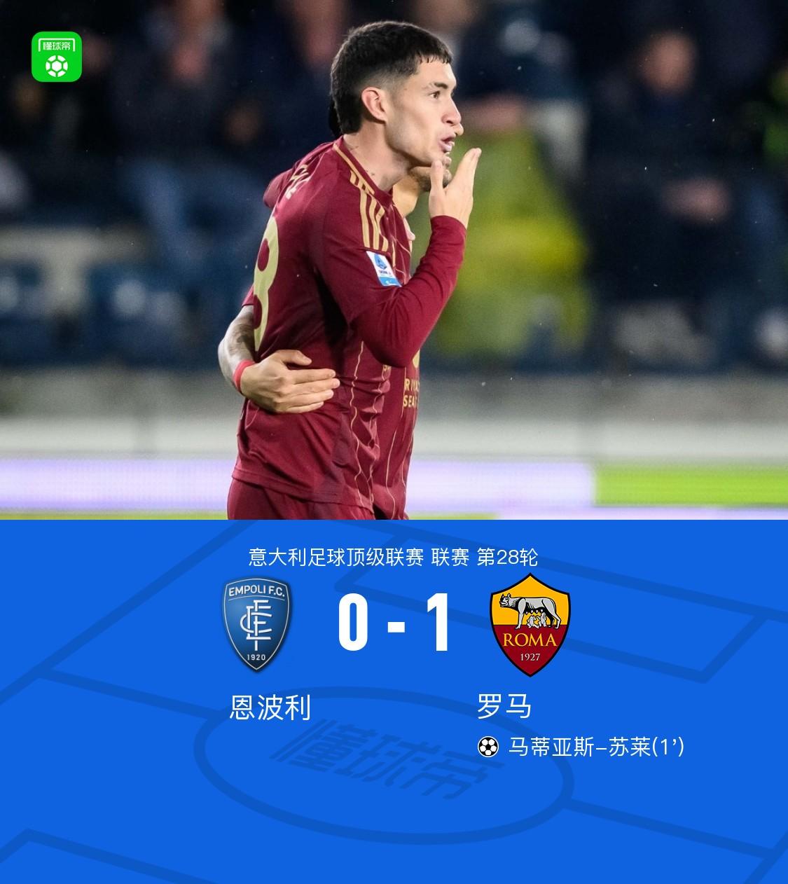 关于罗马队险胜苏黎世，晋级形势严峻的信息